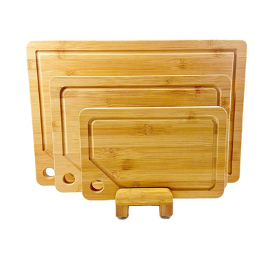 Rectangle BAMBOO Snijplank met Juice Groove Essentiële Keuken Gereedschap