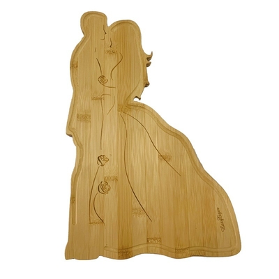 Creatieve vorm bamboe snijplank Perfecte trouwcadeau voor etenliefhebbers