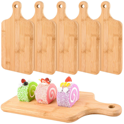 Keuken Dikke grote bamboe snijplank met handvat gepersonaliseerd op maat gemaakte ontwerpen