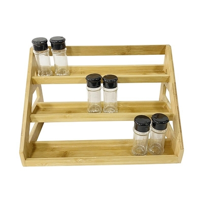 Duurzaam bamboe kast Spice Rack Organisator 48.3x21.6x24.1cm Keuken Pantry Schap