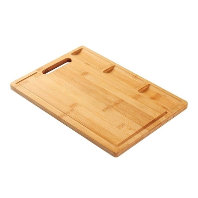 Op maat gemaakte rechthoekige bamboe snijplank met container voor de keuken CE / EU goedgekeurd