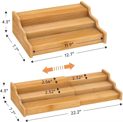 32.5x21.5x11cm Moderne keukenkasten Display opslagplank Nummer van de niveaus Vier lagen