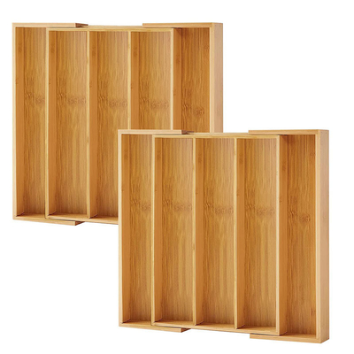 Gebruikelijke bamboe laden organisator voor huishoudelijke gereedschappen opslag 35.6 x 27.9 x 6.4 cm