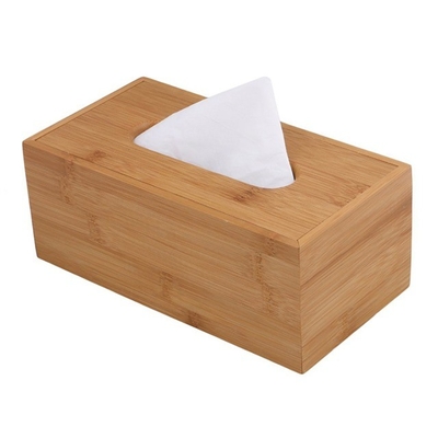 Multifunctionele bamboe doos 22x11.5x9CM Functioneel ontwerp voor badkamer benodigdheden
