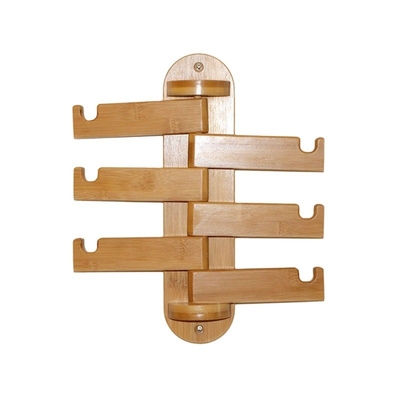 Kleding handdoekrek bamboe hanger met haakjes