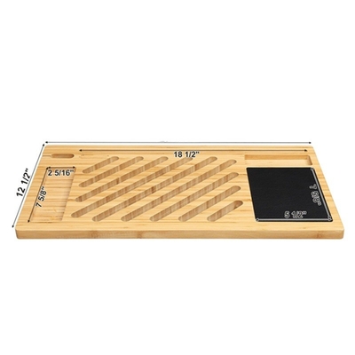 Duurzame draagbare bamboe laptoptrek voor het bureau Stand single tier