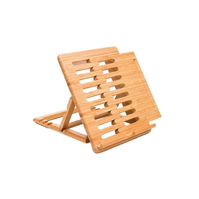 Rectangulaire bamboe-stand voor boeken Tablets en telefoons Multifunktioneel ontwerp
