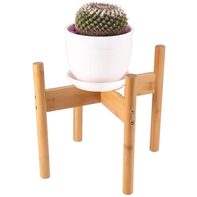 Uitbreidbare Bamboe Plant Rack Pot Holder Multifunctionele Tuinbouw Display