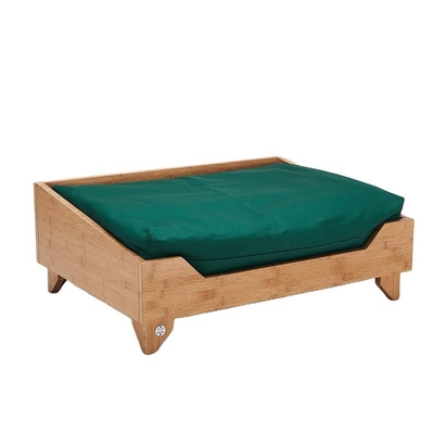 OEM Solid bamboe kattenbed frame voor kleine middelgrote grote hond PET