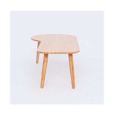 Multifunktioneel Draagbare Buitenkoffietafel van bamboehout voor kantoor