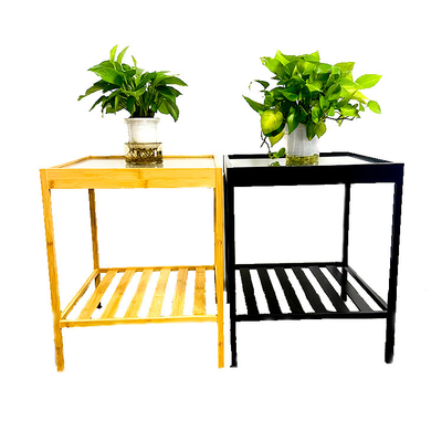 IJzerglas Bamboe Rattan Bedkleding Nachtkast ODM