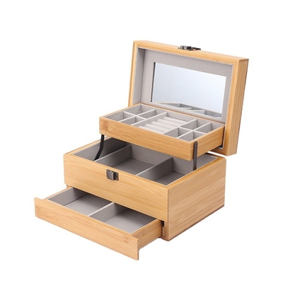 Vintage sieraden opslag display box met aanpasbare opties en > 10 kg laadvermogen