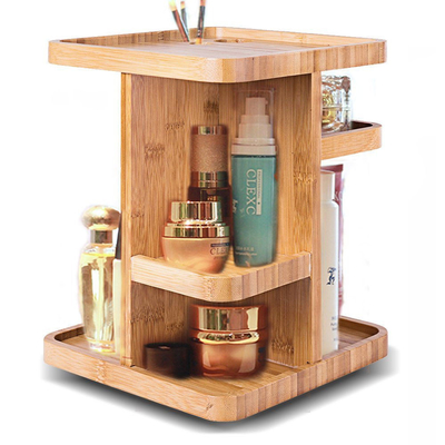 OEM Bamboe Receptplank Make-up Organisator Voor Badkamer Slaapkamer