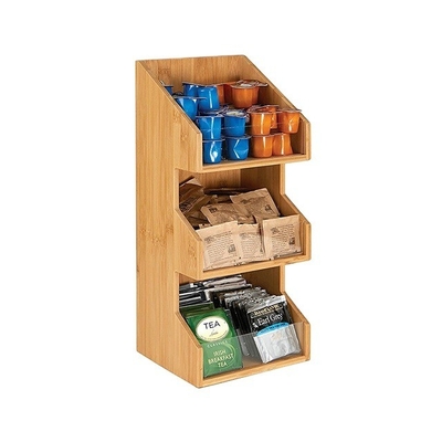 Multifunktioneel Bamboe Spice Rack Organisator Keukenopslag ODM